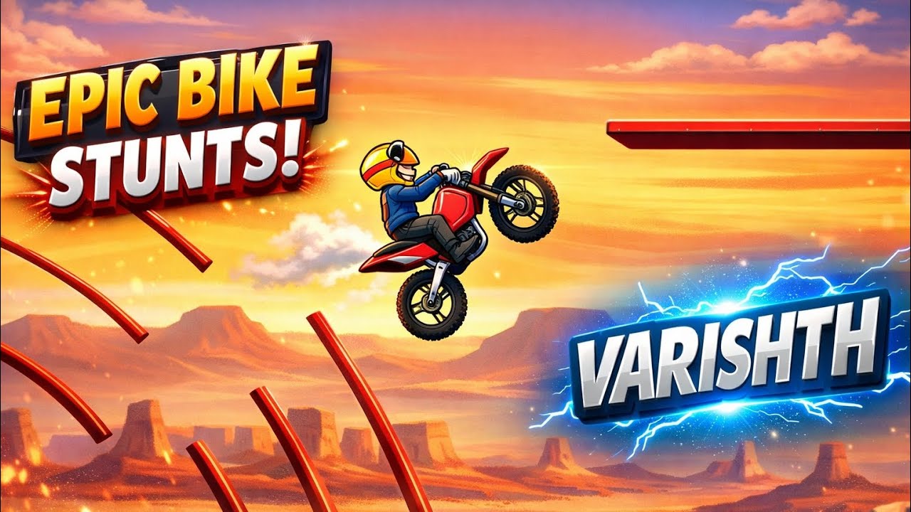 Impossible Bike Stunts 😱 | Hill Climb Racing Gameplay | Full Challenge
