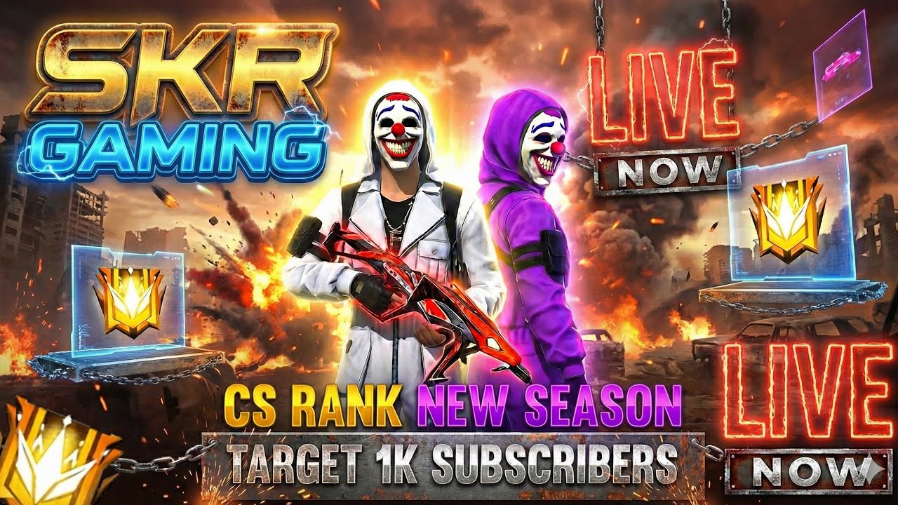 SKR gaming  is live!
