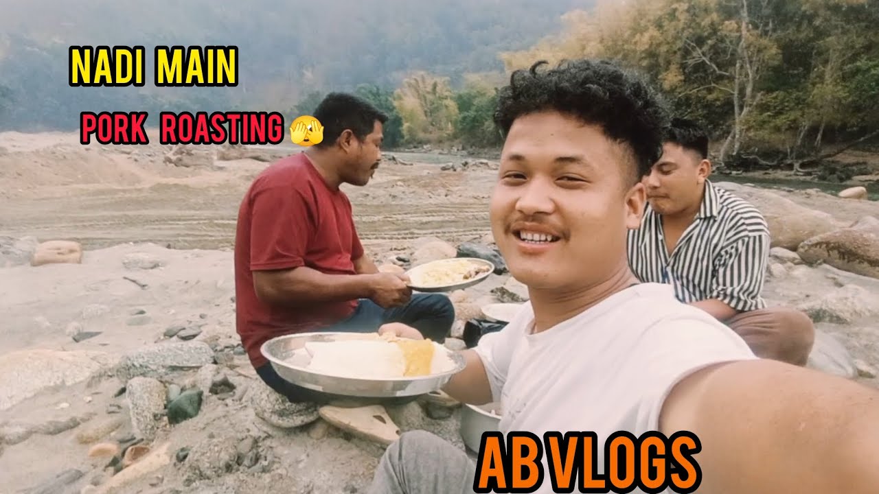 Nadi main aj pork Roasting 🫣@PaliBoy_04#youtubevideo #truckesvlogs #truckdrivers #youtube #vlog 