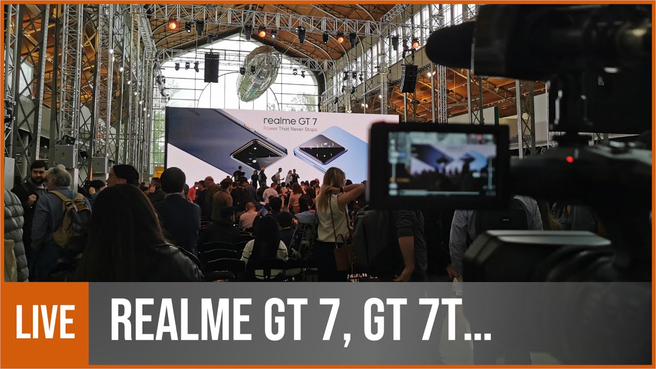 REPLAY - lancement des realme GT 7 et GT 7T (avec commentaires)