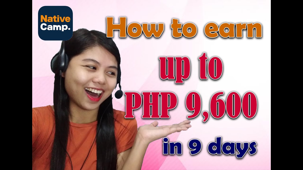 SALARY AT NATIVE CAMP/ MAGLANO ANG SALARY SA NATIVE CAMP  /My Income at Native Camp in 9 days