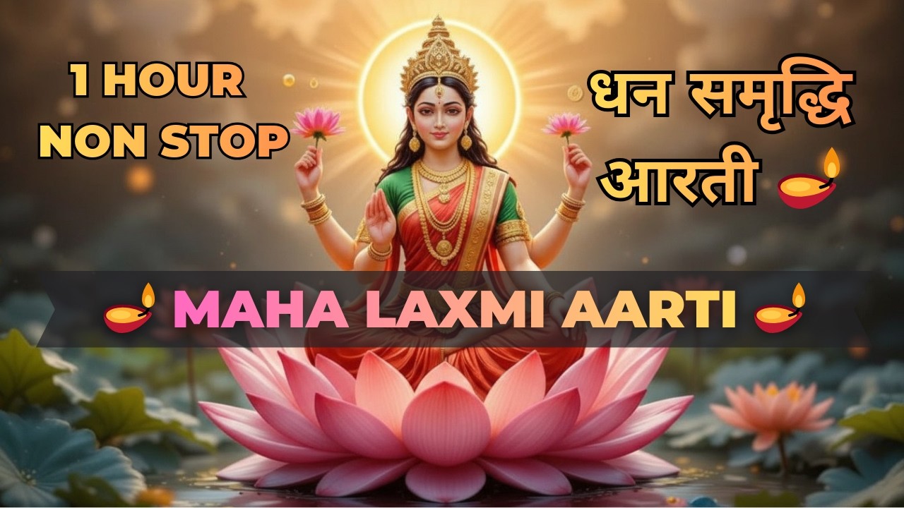 ॐ महालक्ष्मयै नमो नमः | Maha Laxmi Aarti | जय माँ लक्ष्मी | Sampurn 1 hour Devotional Experience 🪔