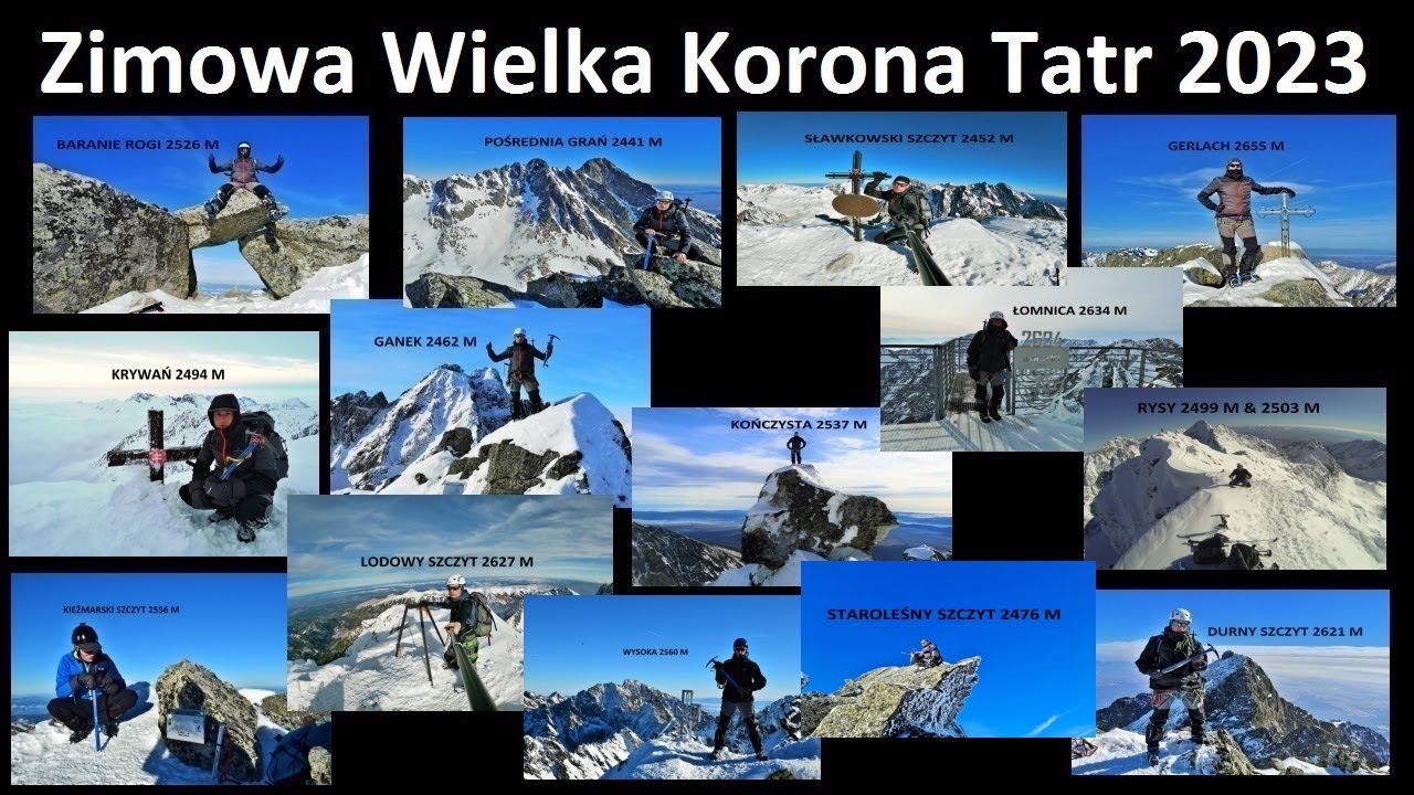 Zimowa Wielka Korona Tatr 2023