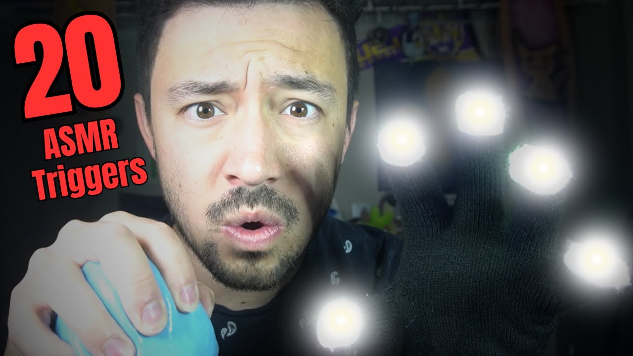 🔴 20 ASMR Triggers for Sleep, Studying, Work, and Gaming 💤📖💻🎮