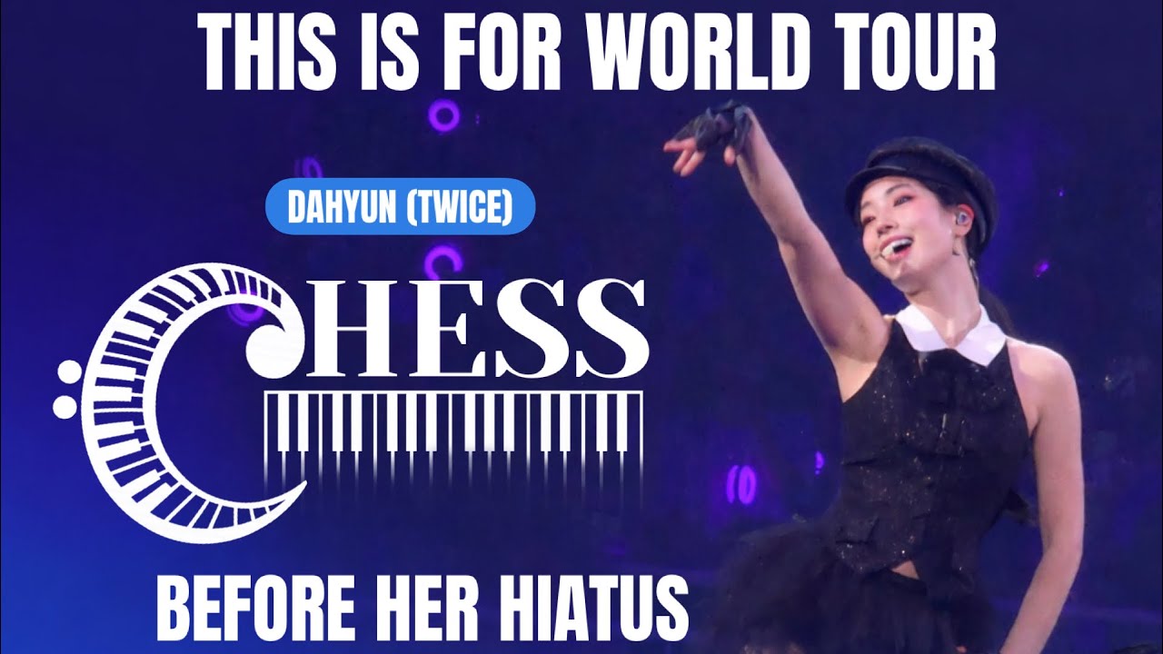 One of Dahyun’s Last CHESS Stages 💔 | @TWICE Tour - 01.24.2026 (1 of 5 shows before hiatus)