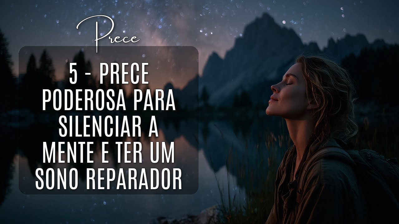 Prece Espírita Para Dormir em Paz. Solte Tudo e Confie no Plano Divino
