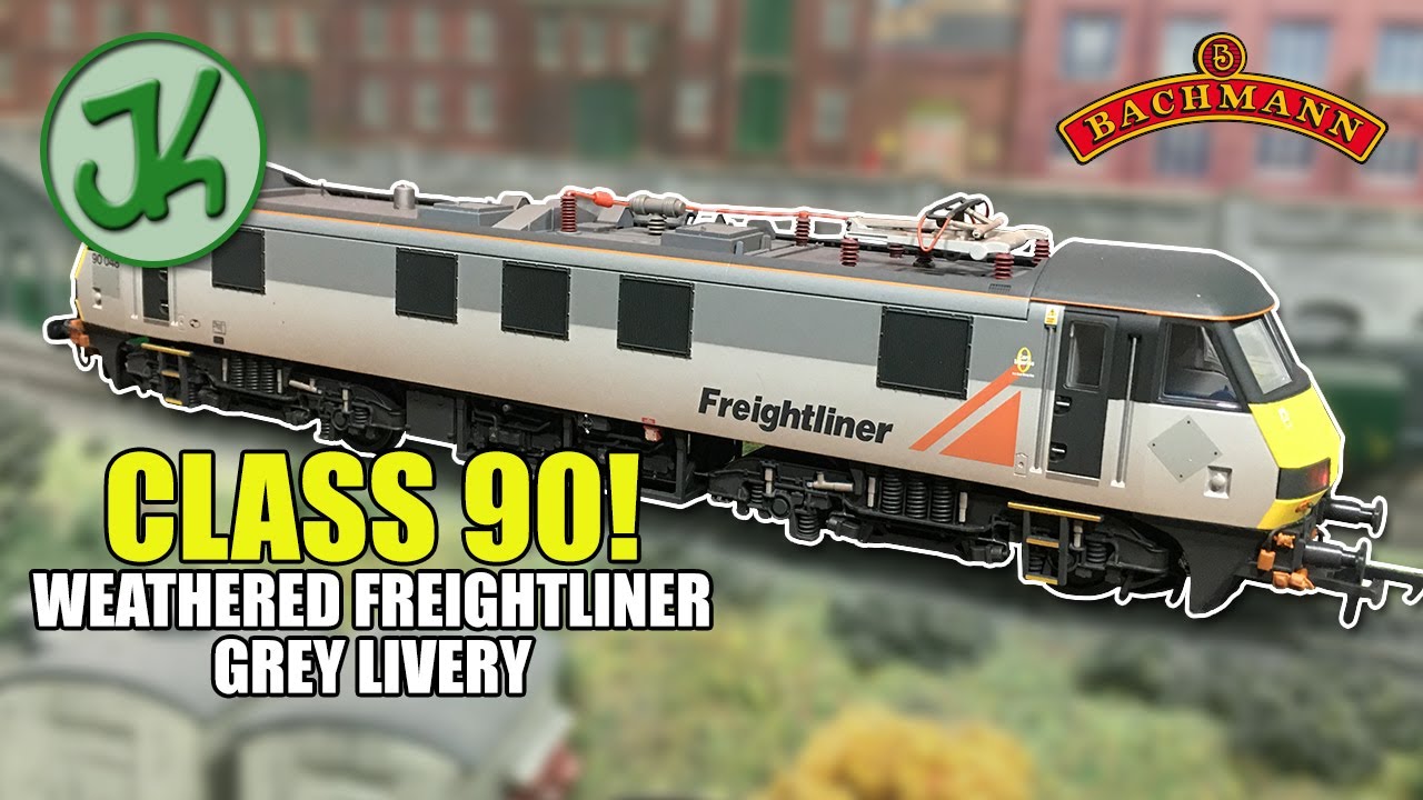 Bachmann Class 90 в ливрее Weathered Freightliner Grey — распаковка и обзор