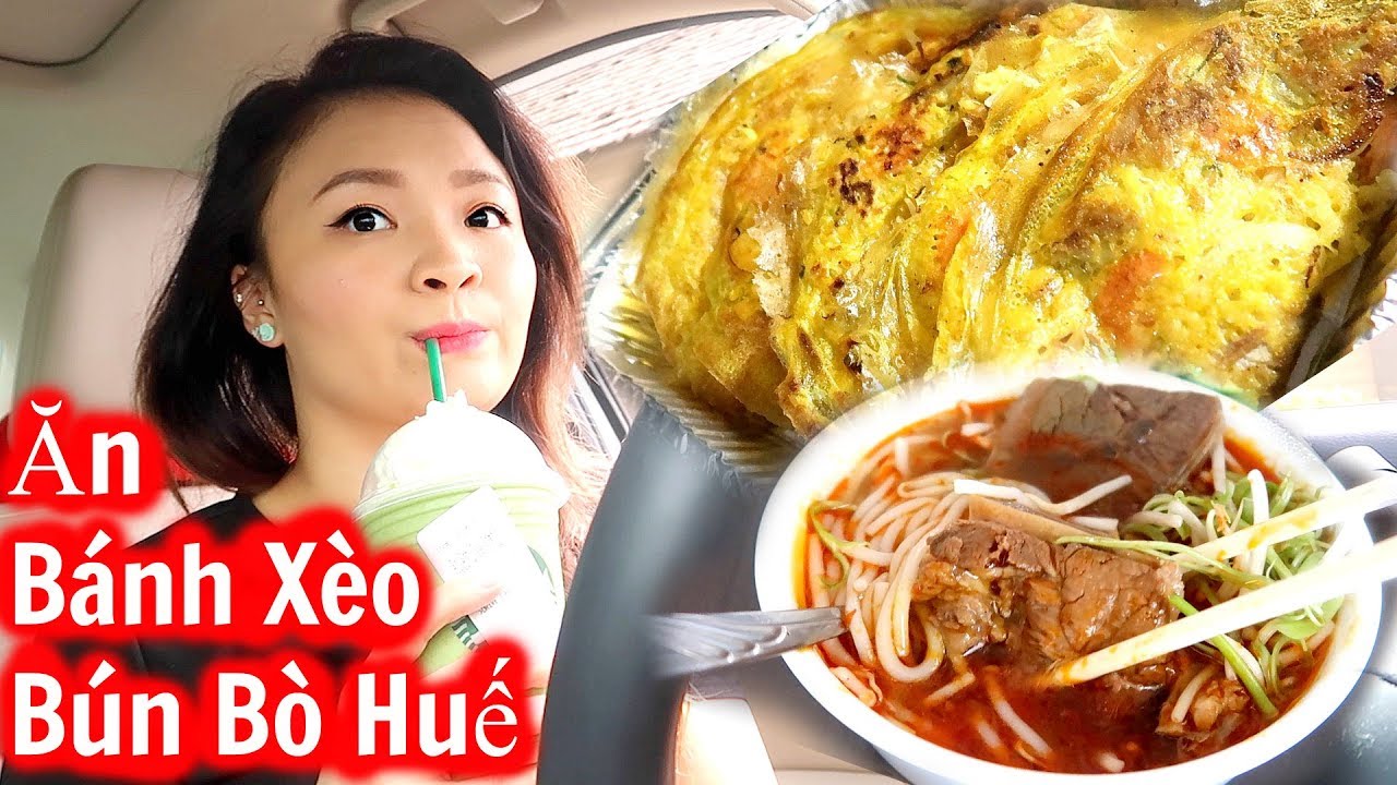 Dạy Con Học Tiếng Anh | Ăn Bánh Xèo, Bún Bò Huế ngon khỏi chê || Vlog 45