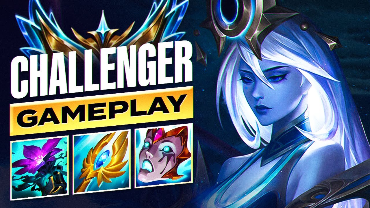 S14 Challenger Lux Gameplay #9 - Season 14 Split 1 SoloQue - Lux Builds & Runes
