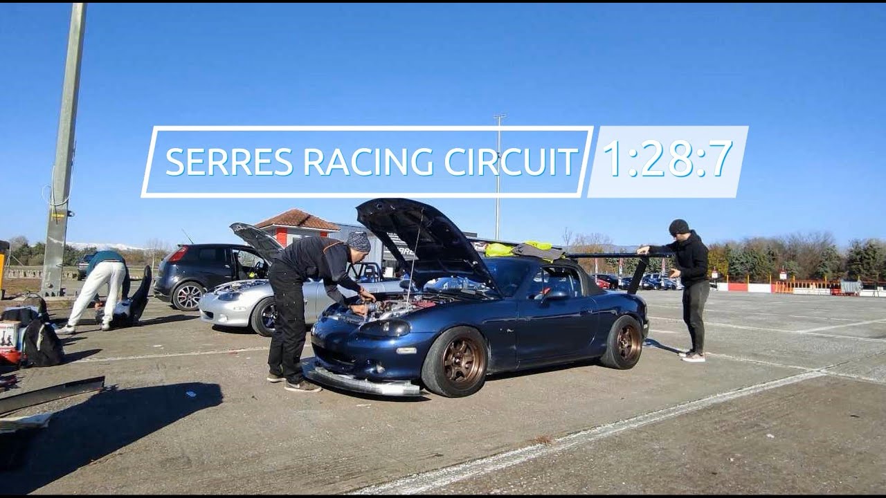 Mazda MX5 NBFL Track Test Serres Racing Circuit 1:28:760