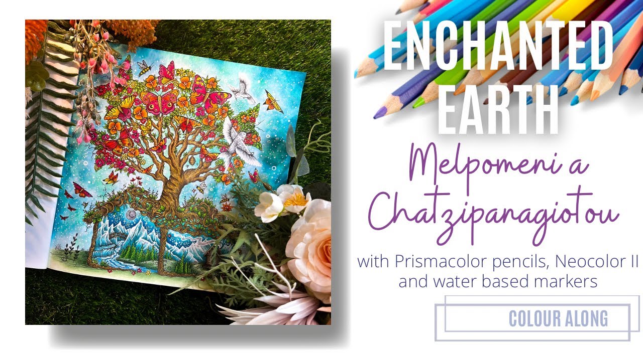 Colour along | Enchanted Earth by Melpomeni Chatzipanagiotou