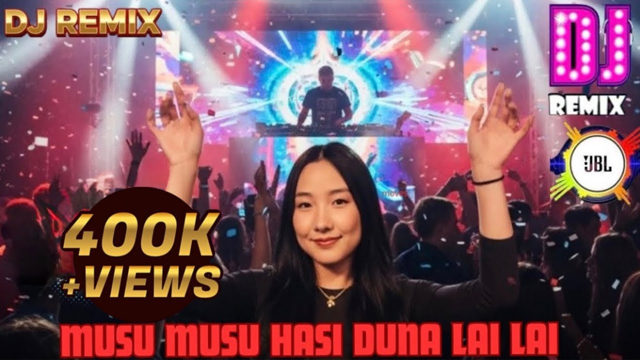 मुसु मुसु हाँसिदेउन लै लै(Musu Musu Hasi Deu) | Nepali Remix Cover Song | Dj Remix Full Bass 2025