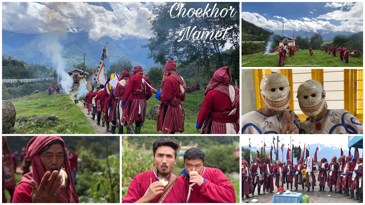 Celebrating the festival Choekhor 2022 Namet Tawang.Arunachal Pradesh #Monpa #montawang