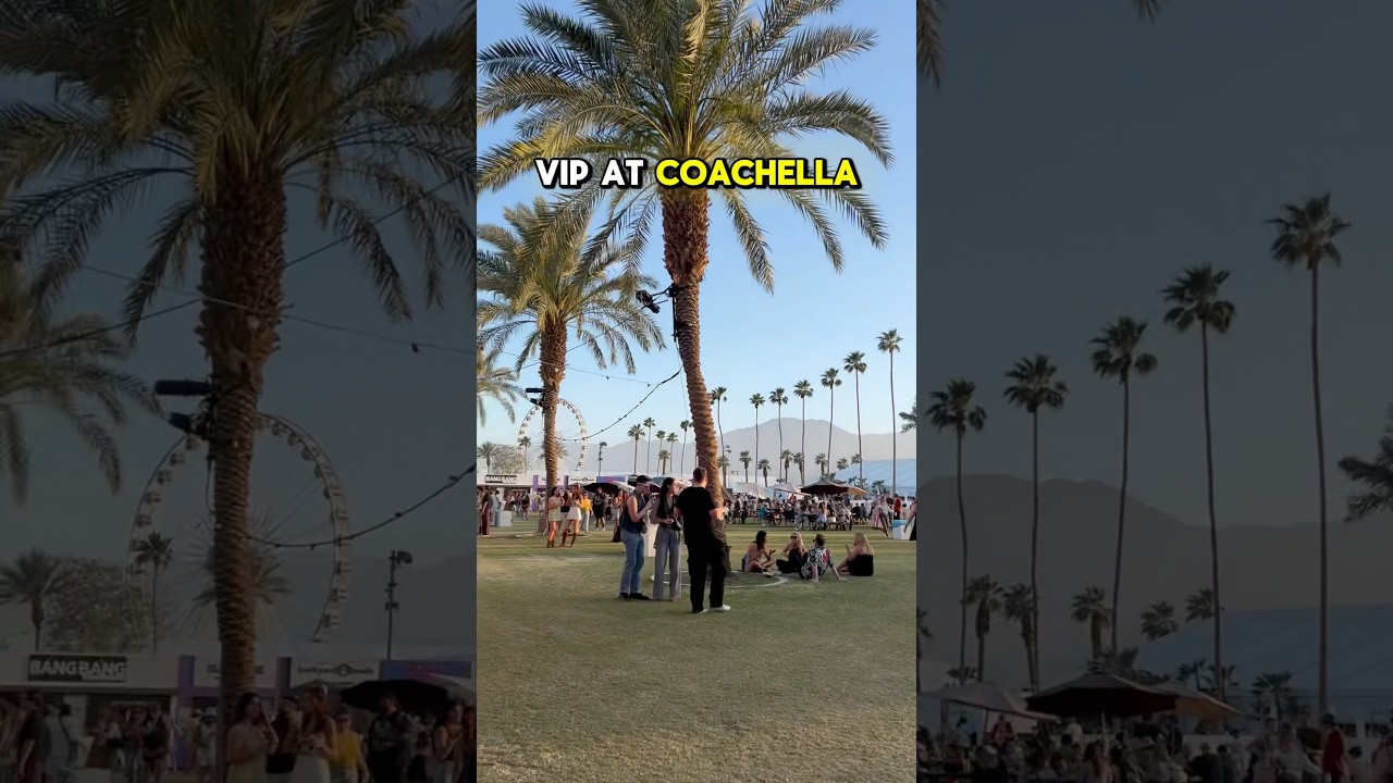 VIP at Coachella, would you go? #coachella #coachella2025 #california #musicfestival #losangeles