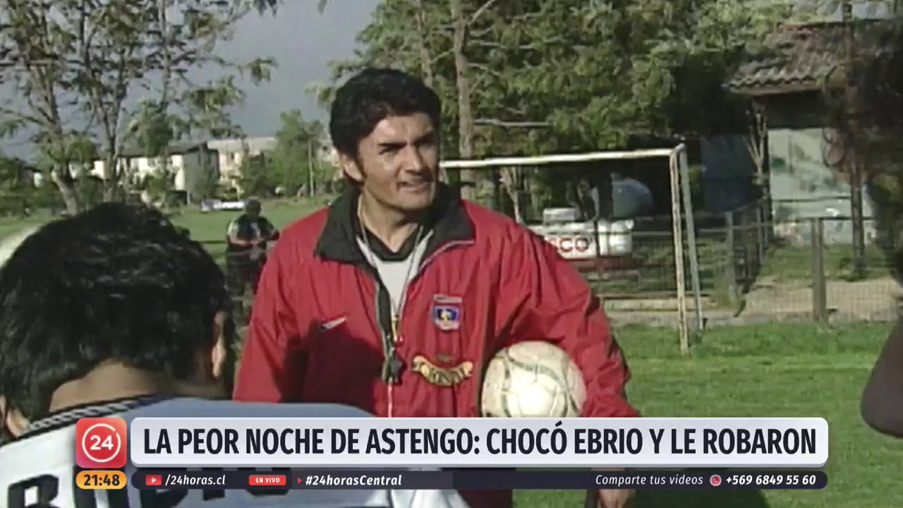 La peor noche de Astengo: Choc&oacute; en estado de ebriedad y le robaron su celular | 24 Horas TVN Chile