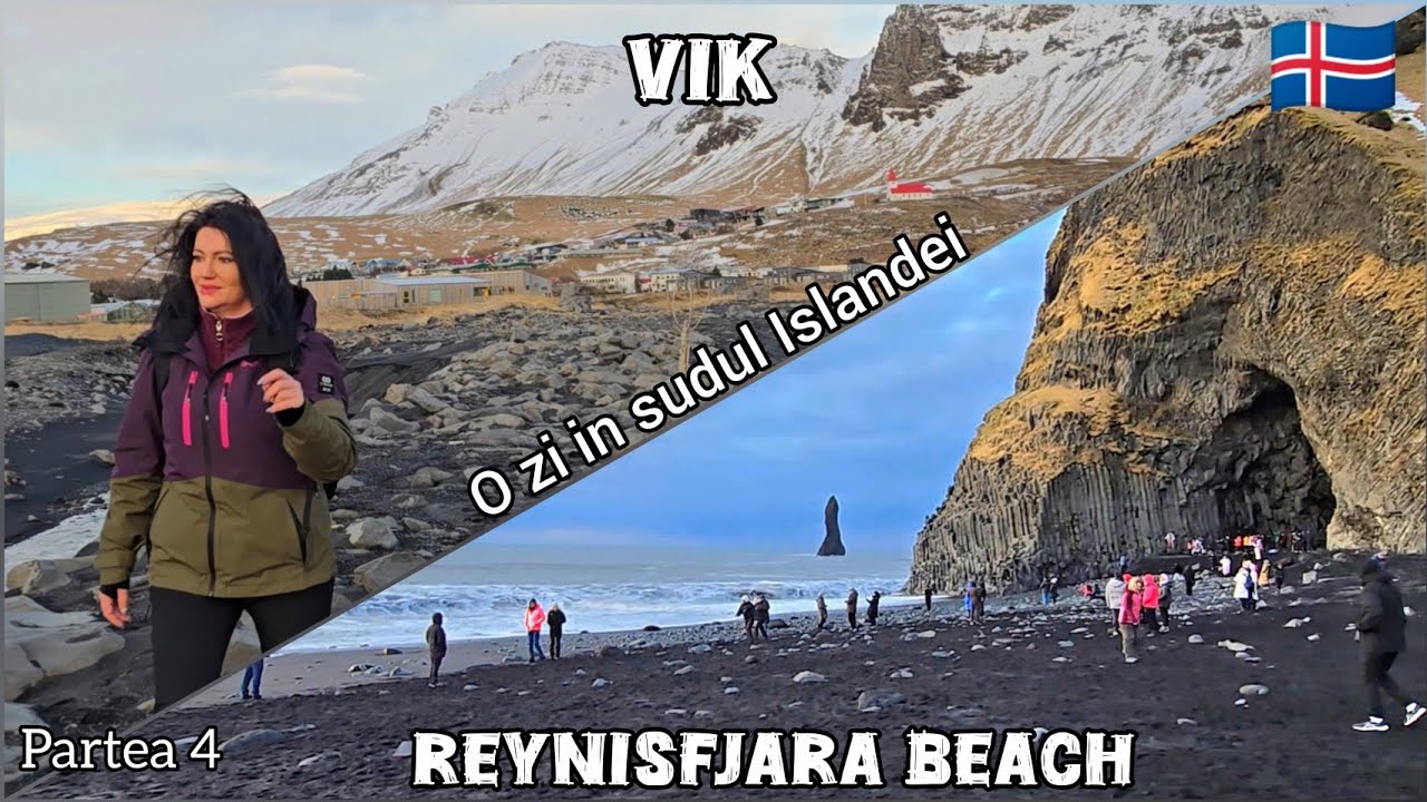 Cele mai frumoase locuri din ISLANDA! Sudul insulei este ireal de frumos! Plaja REYNISFJARA...