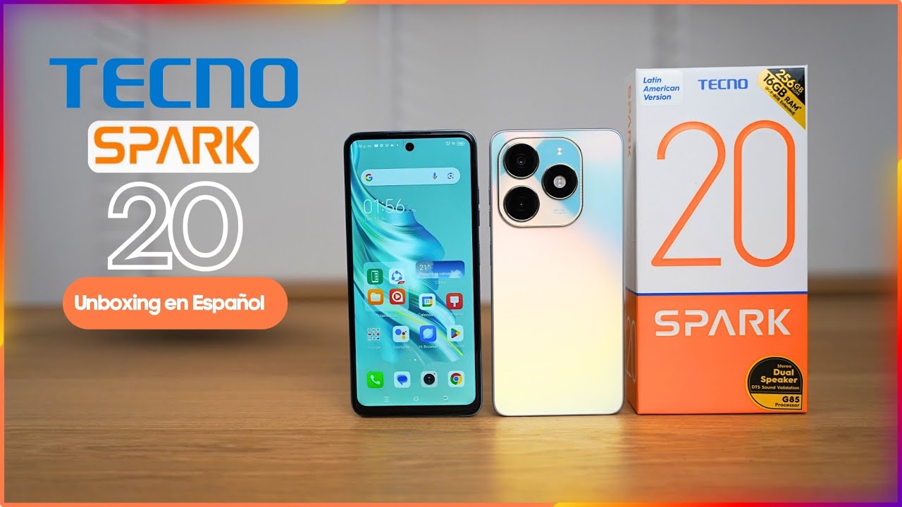 Tecno Spark 20 Unboxing en Español
