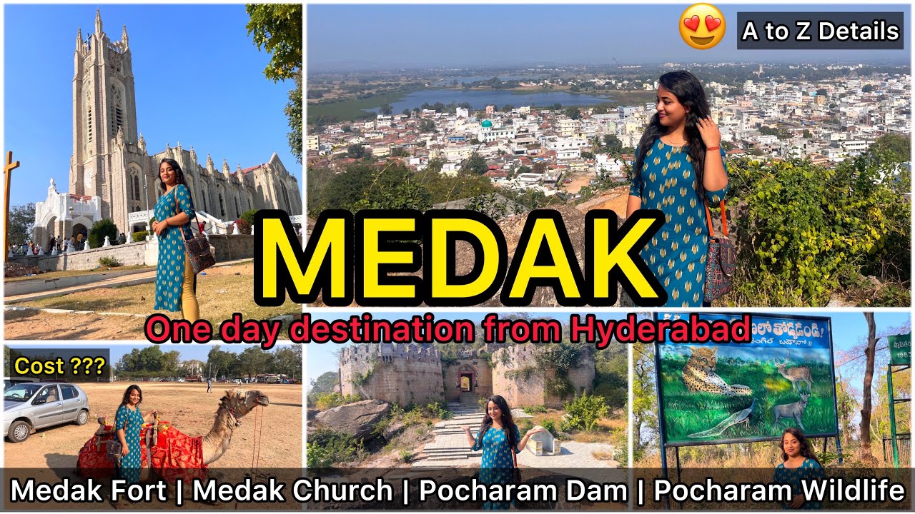 MEDAK | One Day Trip From Hyderabad to Medak | Medak Fort | Medak Church | Pocharam Dam & Wildlife