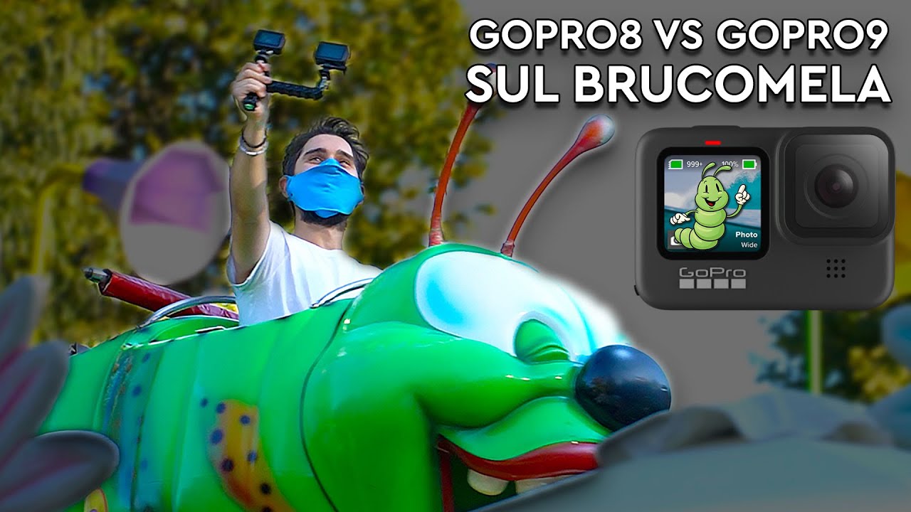 Sono salito sul BRUCOMELA! 🐛 Confronto: GOPRO 8 vs GOPRO 9