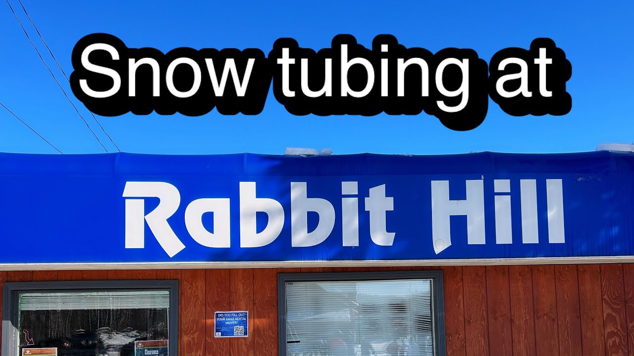My first attempt at snow tubing 😮🙈 | Enjoy snow tubing with me at Rabbit Hill 😃 #snowtubing #fun