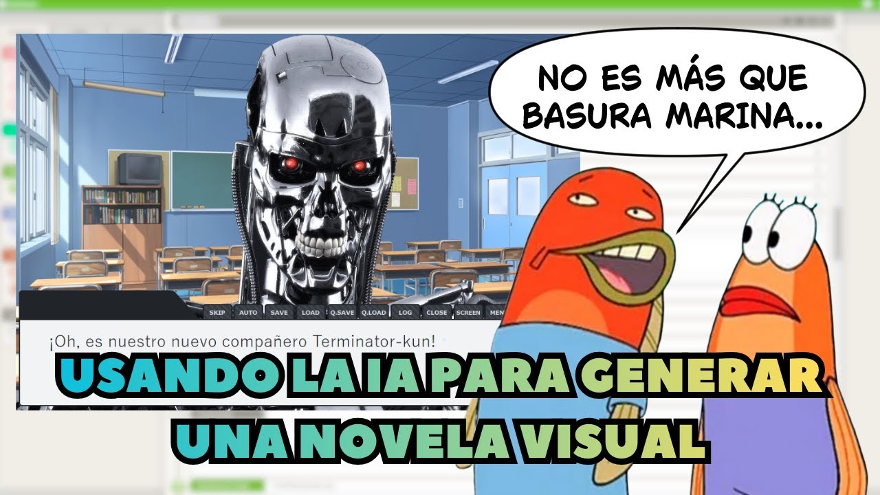 Haciendo una VN con ayuda de Skynet (no le sabe)