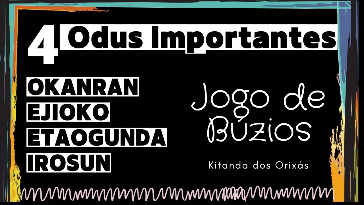 Os 4 importantes ODUS no JOGO de BUZIOS | @kitandadosorixas