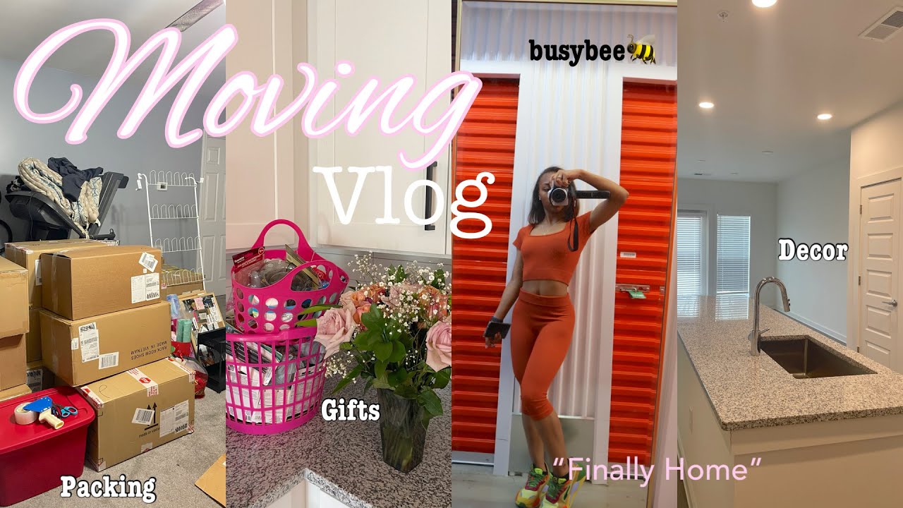 Moving VLOGGGG | Packing + 1st night in place + Special Gifts & More🎀