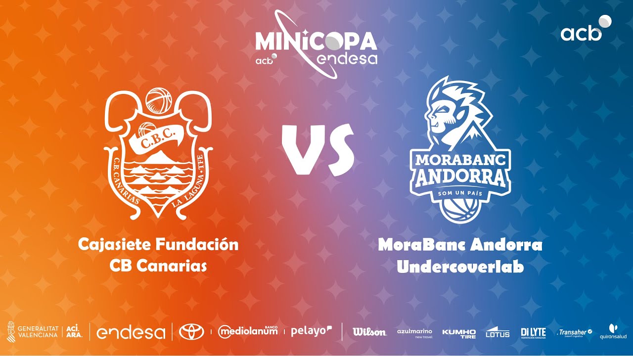 🔴 DIRECTO: Cajasiete CB Canarias - MoraBanc Andorra Undercoverlab |  Minicopa Endesa Valencia 2025