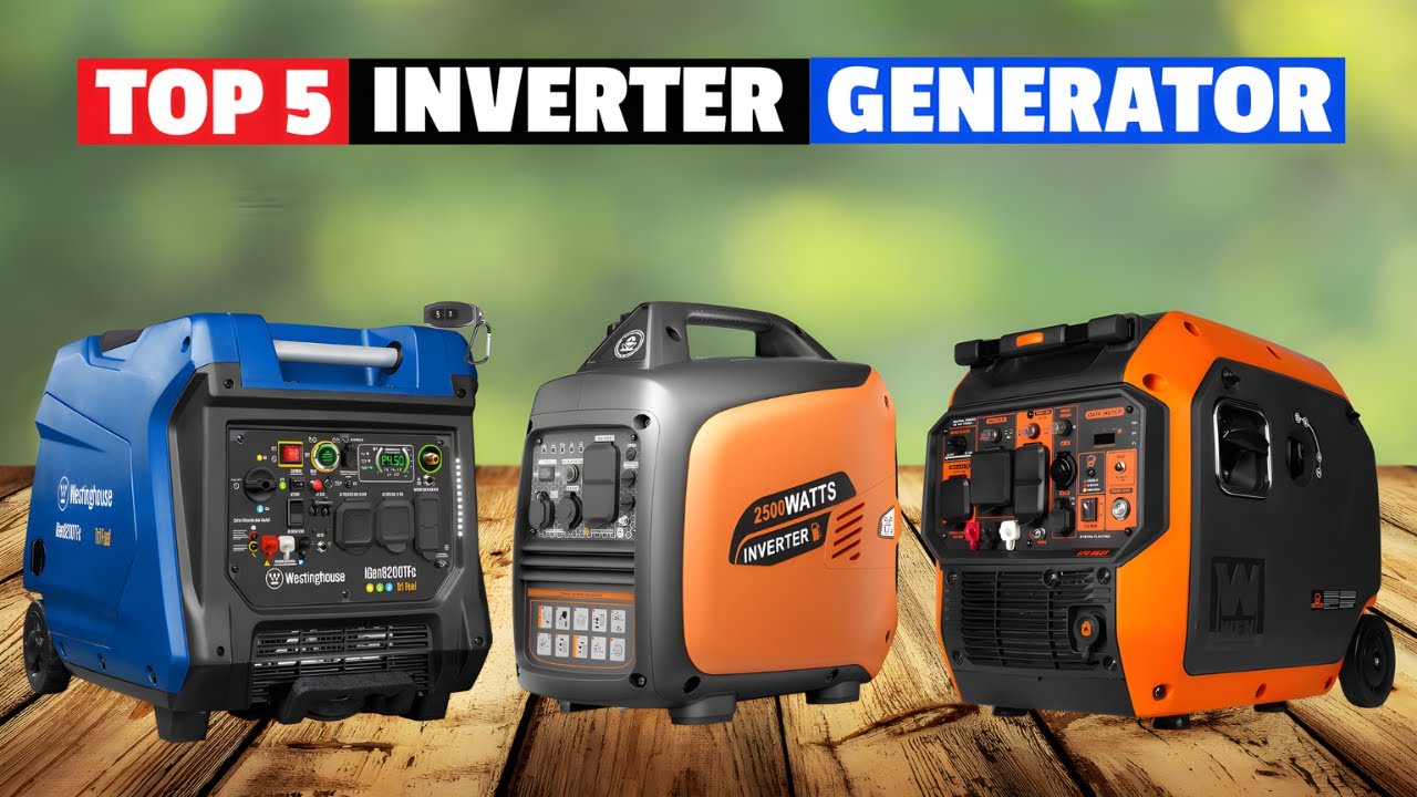 Top 5 Portable Inverter Generators 2025 | Best Quiet & Fuel-Efficient Generators for Home & RV