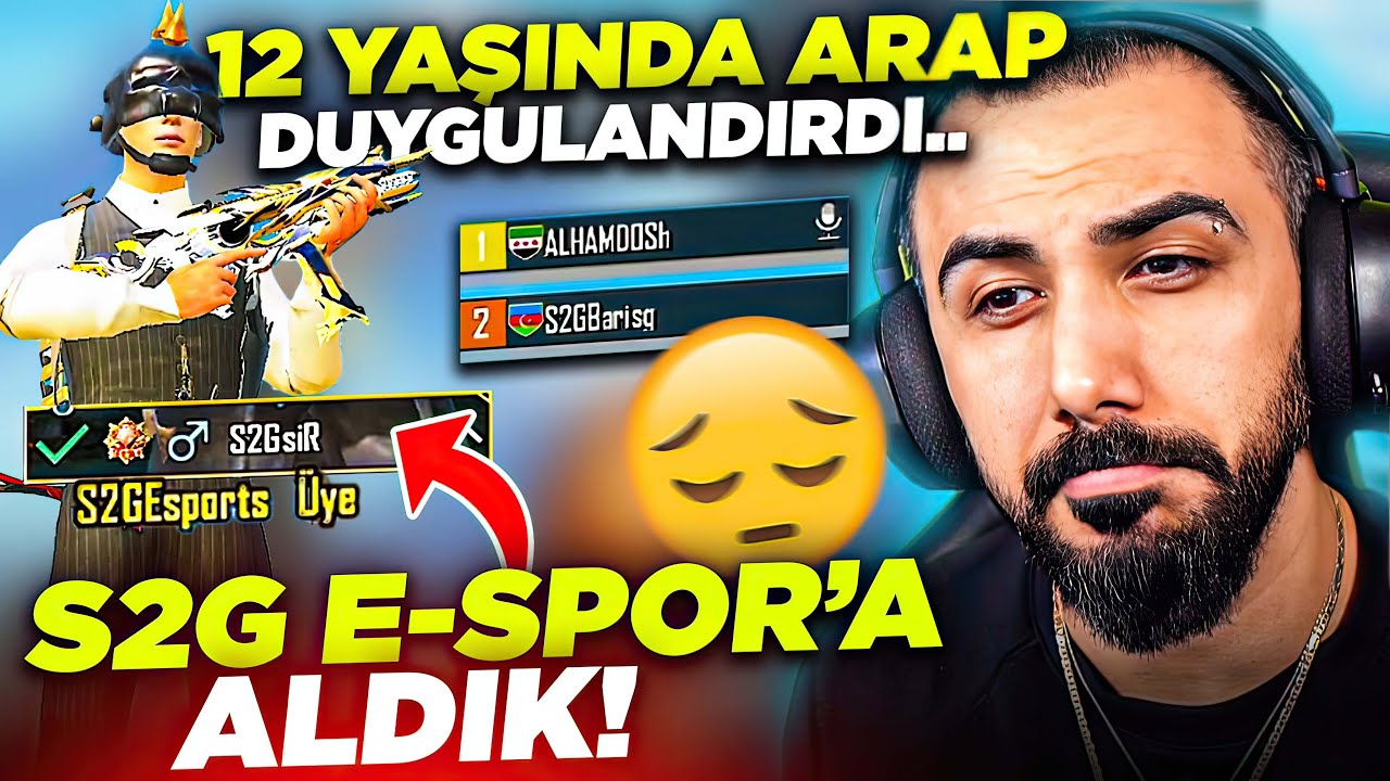 12 YAŞINDA ARAP ÇOCUĞUN HİKAYESİ DUYGULANDIRDI... 😞 SQUAD GİRİP S2G'YE ALDIK!! | PUBG Mobile