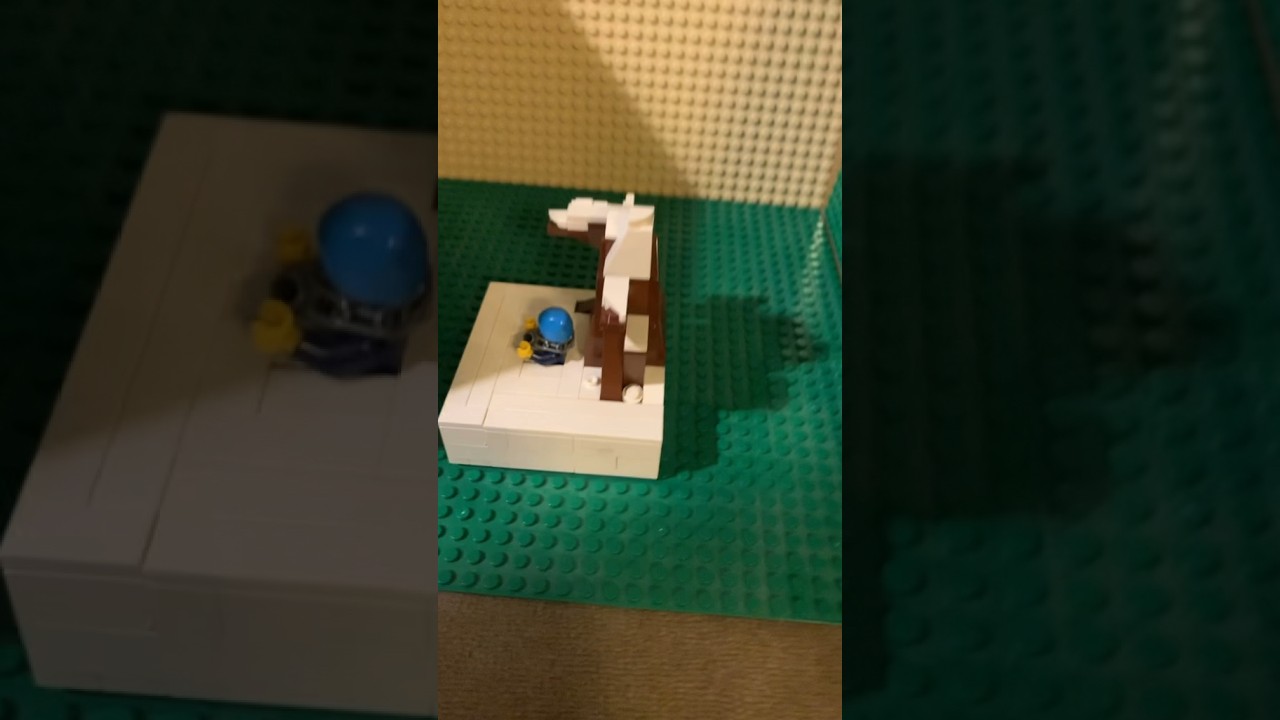 Lego thick snow MOC #lego #legomoc #snow #winter
