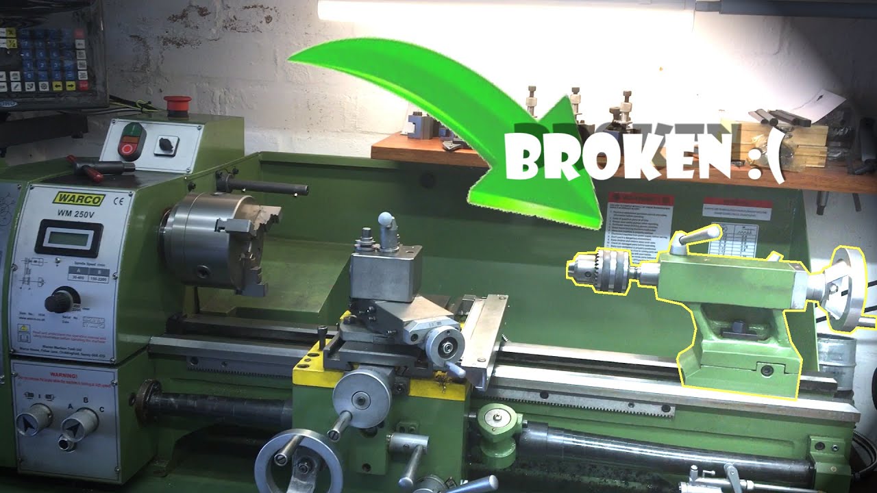 My lathe tailstock has broken - can we fix it?