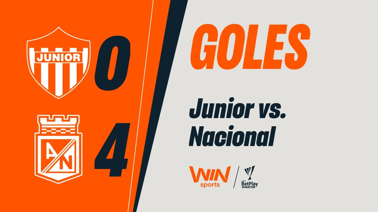 Junior vs. Nacional (goles) | Liga BetPlay Dimayor 2026-1 | Fecha 3