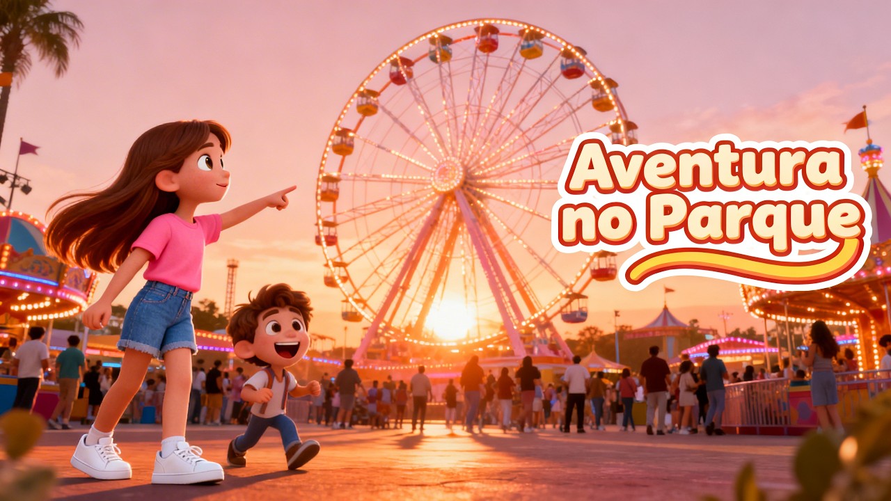 Aventura no Parque de Diversões #desenhos #brasil #desenhoanimado #crianças #família