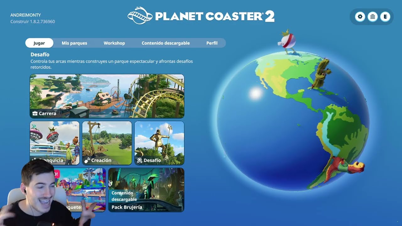 PLANET COASTER 2 🎢 🎡 BASE DEL MEJOR PARQUE ACUÁTICO // DÍA 1