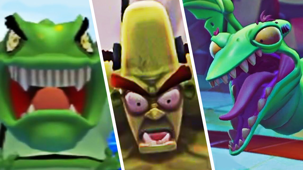 Evolution of N. Brio Battles in Crash Bandicoot Games