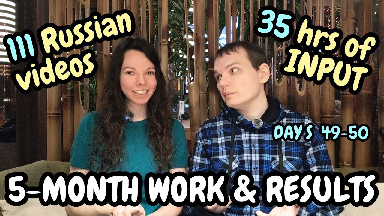 35 Hours of Comprehensible Russian in 5 Months | Open Conversation B1 & Channel Results (Day 49–50)