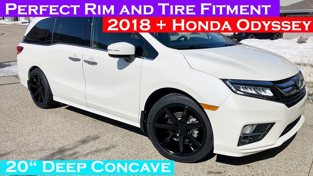 2018 -2020 Honda Odyssey Perfect Aftermarket Rim and Tire Fitment