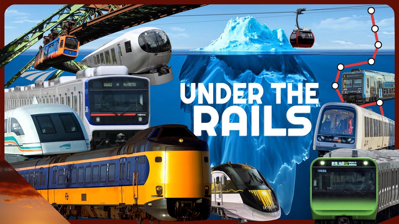 The Rail Transit / Trains Iceberg Explained