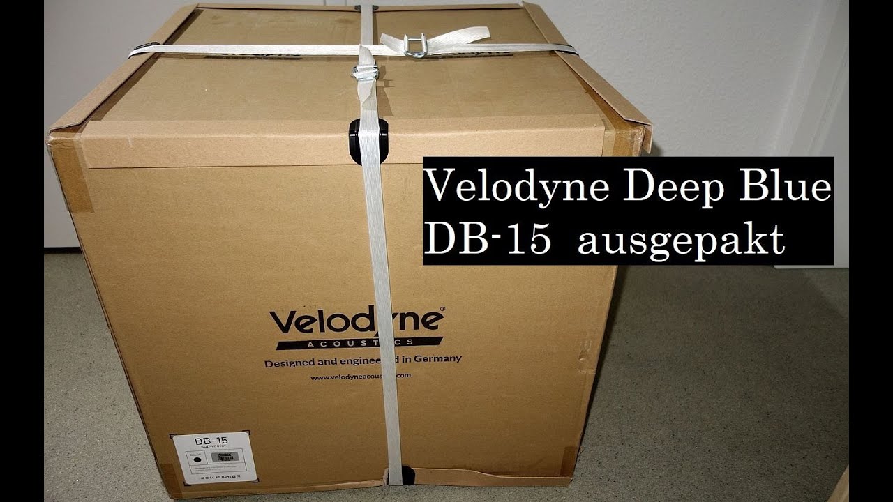 Velodyne Deep Blue DB-15 - ausgepackt - unboxing