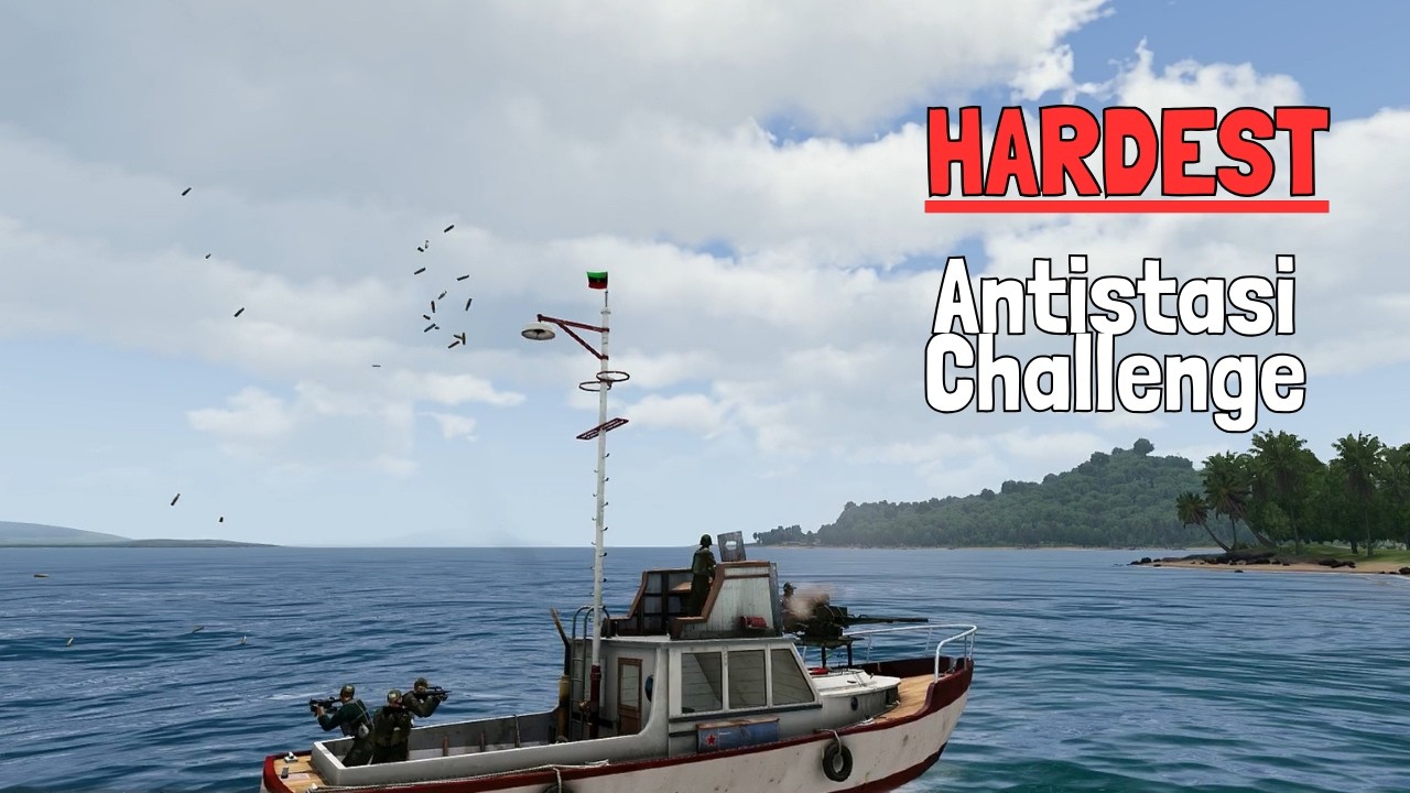 Taking on the most difficult Antistasi Challenge in Arma 3