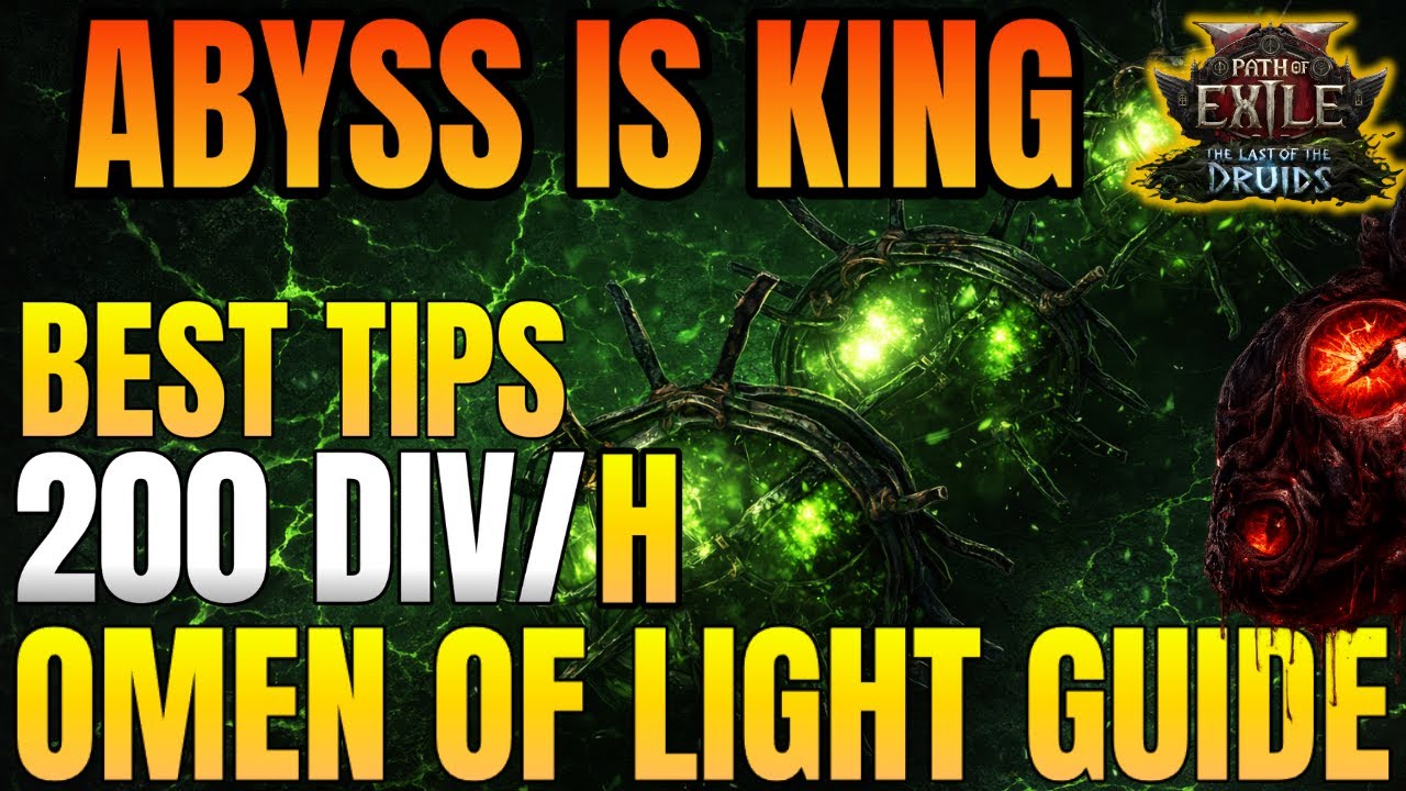 [PoE 2] Abyss Farming Strategy 0.4 (200Div/H) - Get the Most Out Your Tablets in Path of Exile 2