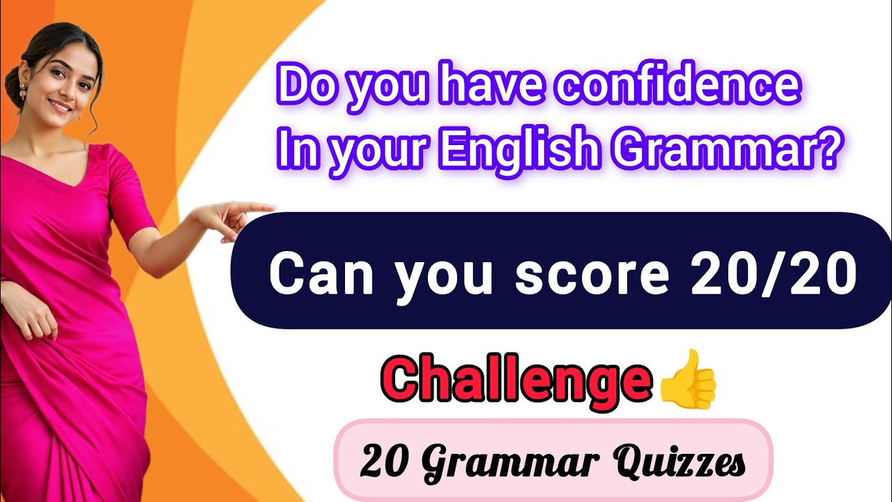 20 Grammar Quizzes 📚Can you score 20/20👍Test your English👆#grammarquizzes#english#competitiveenglish