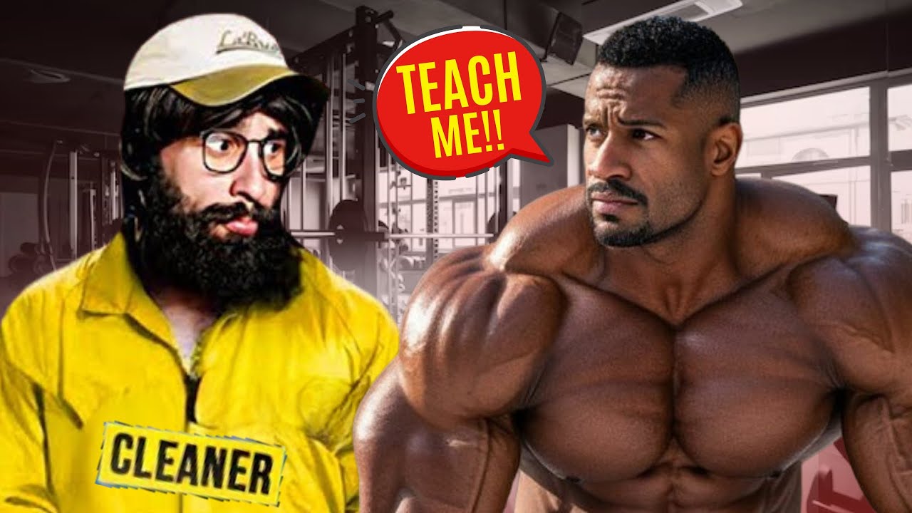 Cleaner Destroys BODYBUILDER in Front of His Friends 😅 | Anatoly GYM PRANK