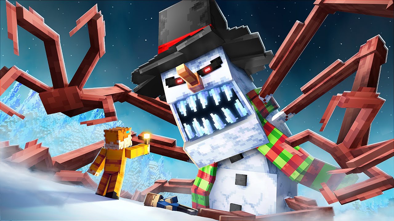 2 Idiots Survive the TERRIFYING Snowman...