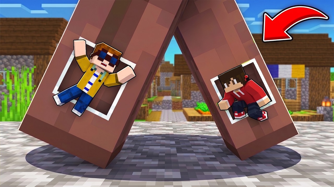 Wir PRANKEN HEIMLICH VILLAGER mit VERSTECK IM FUß! (Minecraft)