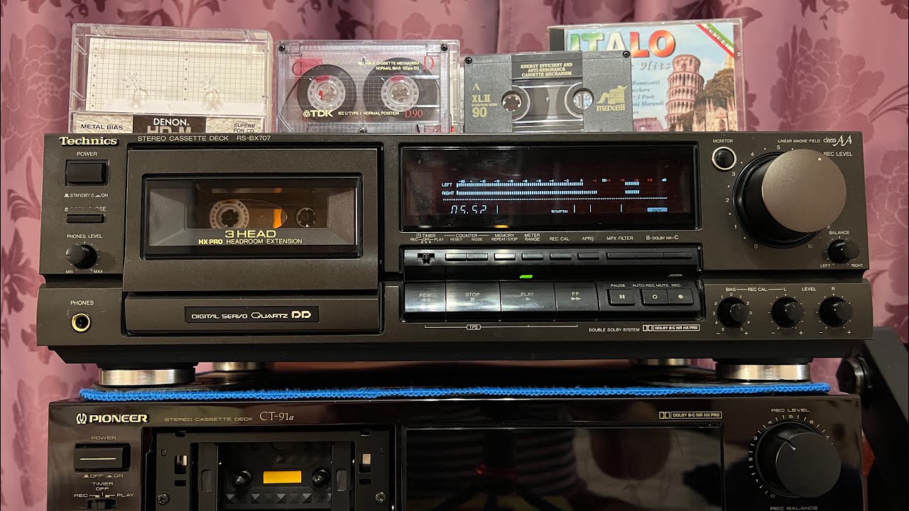 Восстановление убиенного Technics RS-BX707! Italo greatest hits