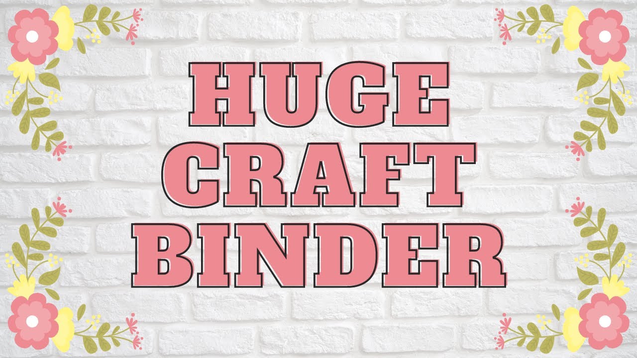 Craft Room Organization My Huge Inventory Binder For All My Craft Tools