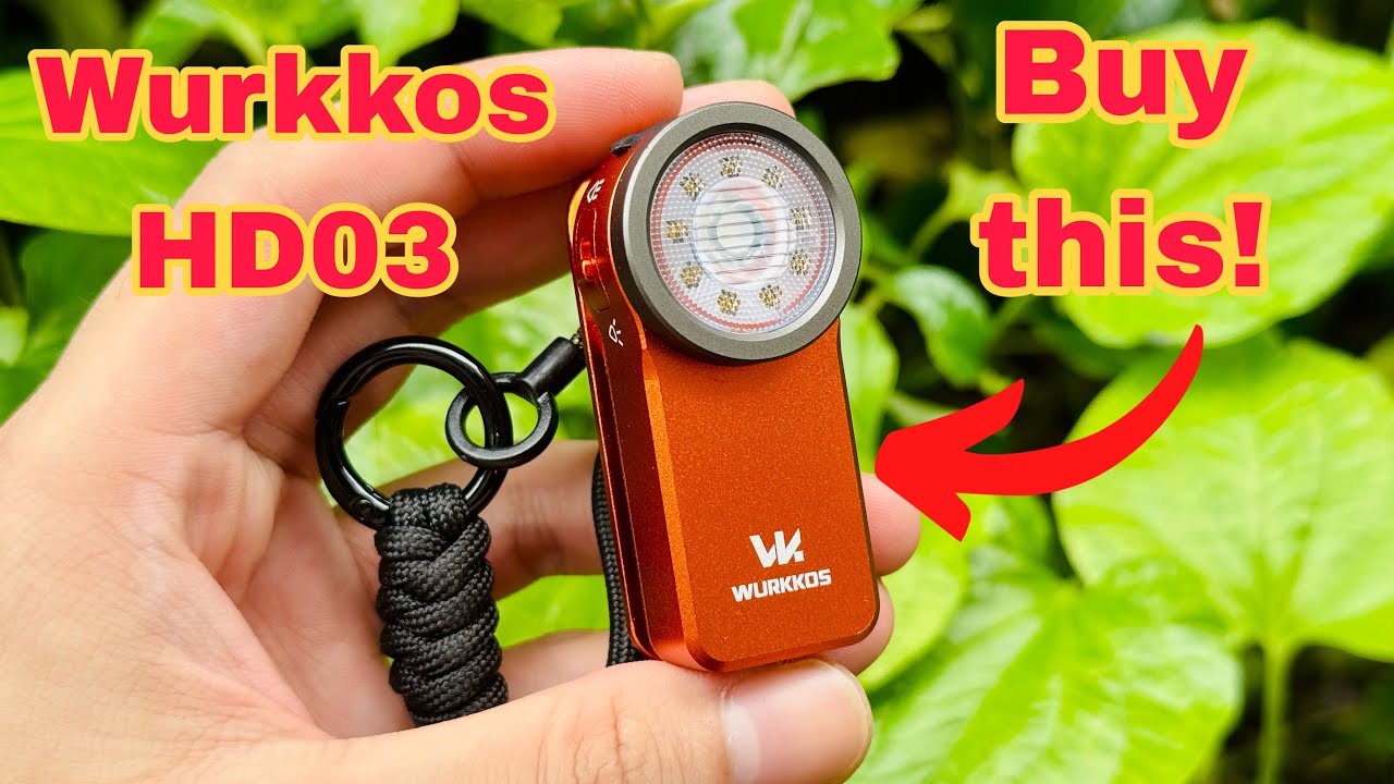 Everyone should have this flashlight! Wurkkos HD03 Flashlight Review
