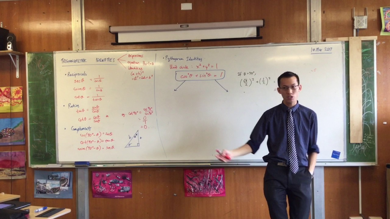 Trigonometric Identities (2 of 3: Pythagorean Relationships)